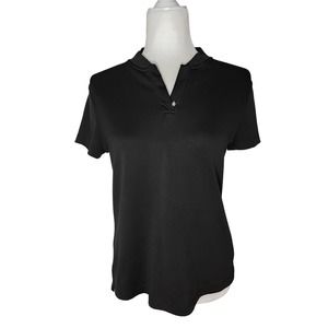 Nike Women's Dri-Fit 1/4 Zip Top -Short Sleeve Size Medium